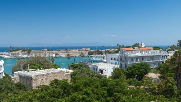 Pogled na grad Kos i luku