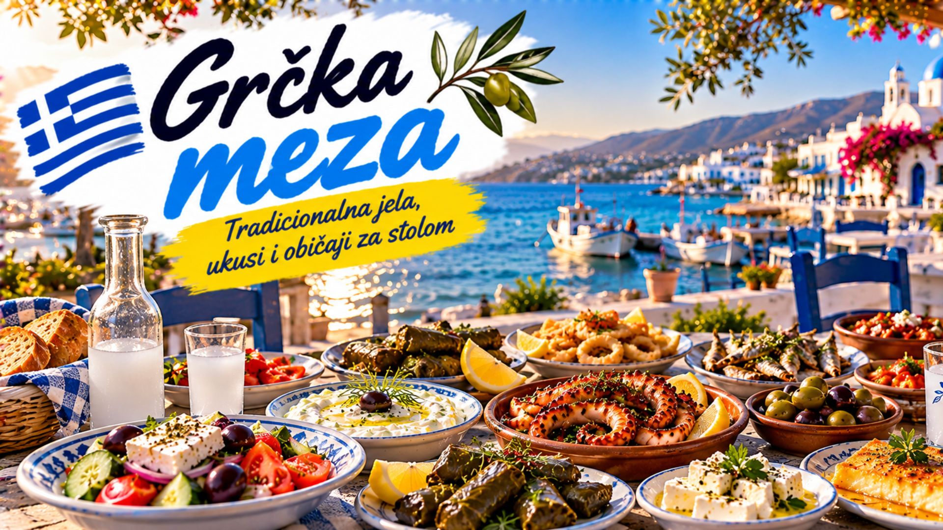 Тренутно гледате Grčki meze – tradicionalna jela, ukusi i običaji za stolom