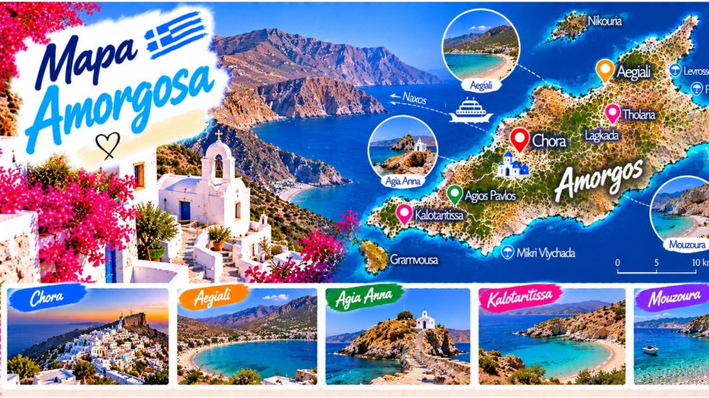 Mapa Amorgosa