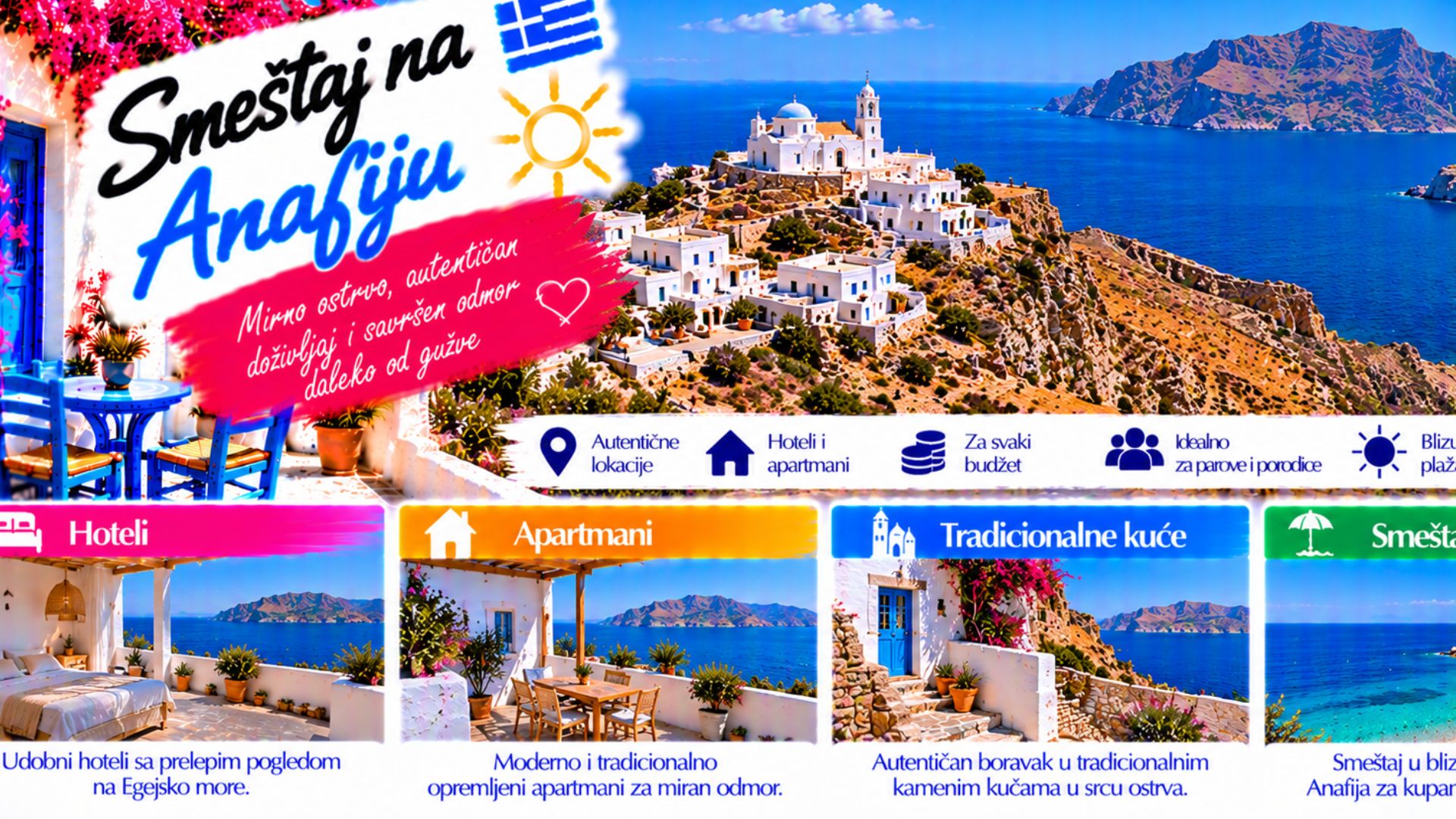 Тренутно гледате Smeštaj na Anafiju – Sobe, studiji i hoteli za letovanje