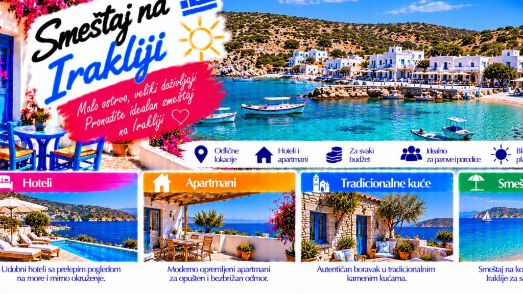 Smeštaj na Irakliji – Studiji, sobe i hoteli za letovanje