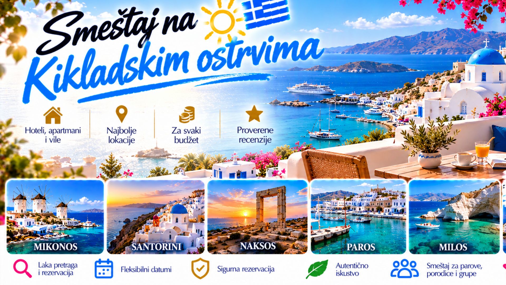 Тренутно гледате Smeštaj na Kikladskim ostrvima