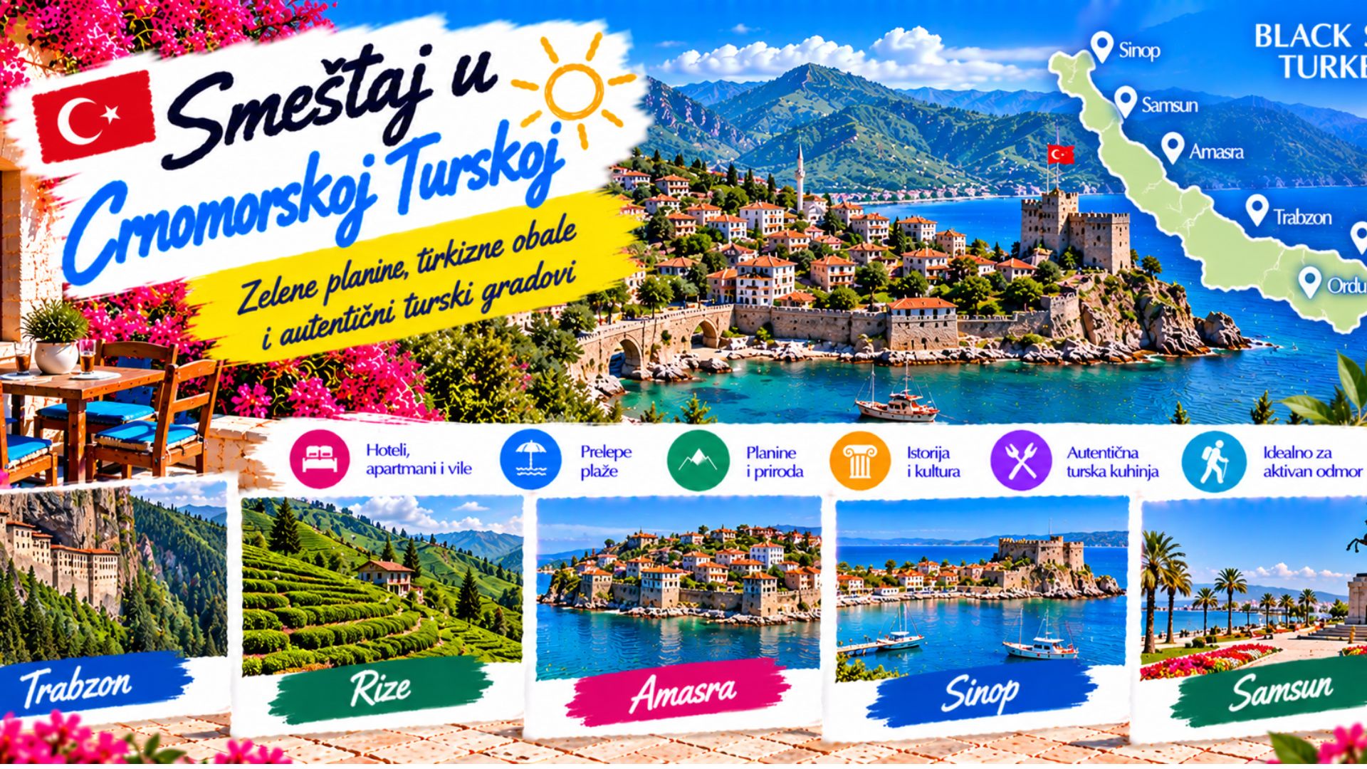 Тренутно гледате Smeštaj u Crnomorskoj Turskoj