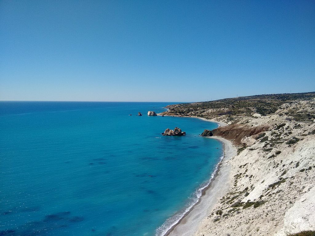 Afroditina stena Petra tou Romiou na Kipru