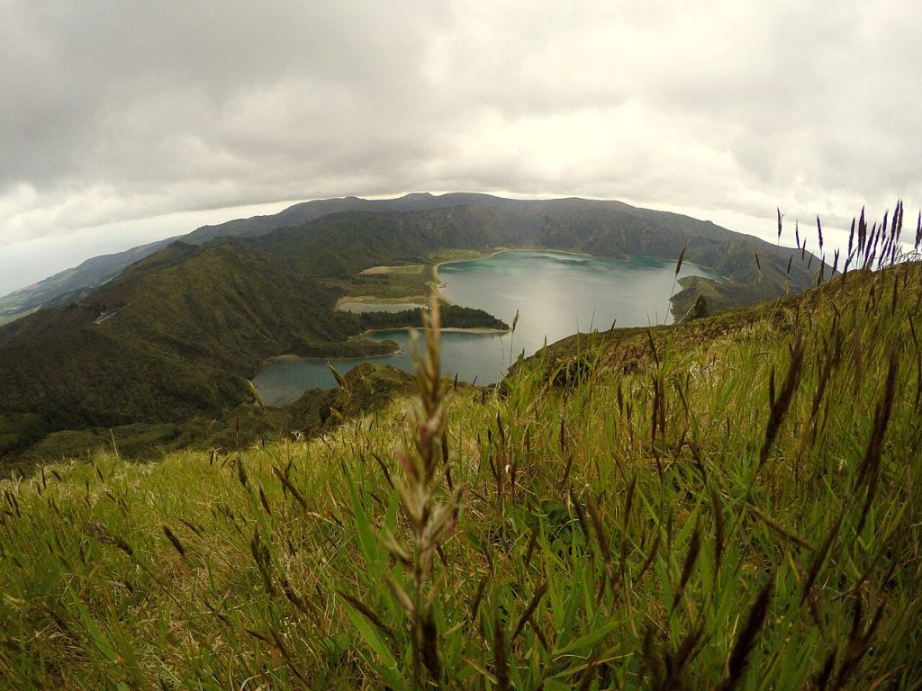 Jezero Lagoa do Fogo na ostrvu São Miguel
